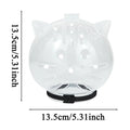 Cat Head Cover Anti-Biting Transparent Cat Hood Breathable Cat Bubble Muzzle for Pets Bathing Shedding Nail Trimming Behavior