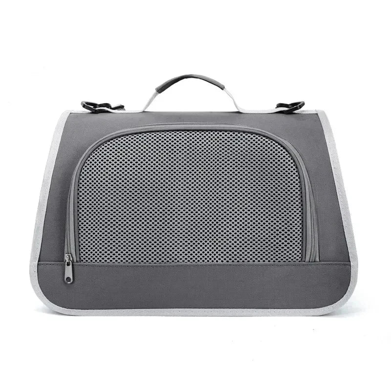 Foldable Cat Pet Carrier Backpack: Large Capacity, Portable, Breathable, for Travel and Car Outings with Your Dog or Cat