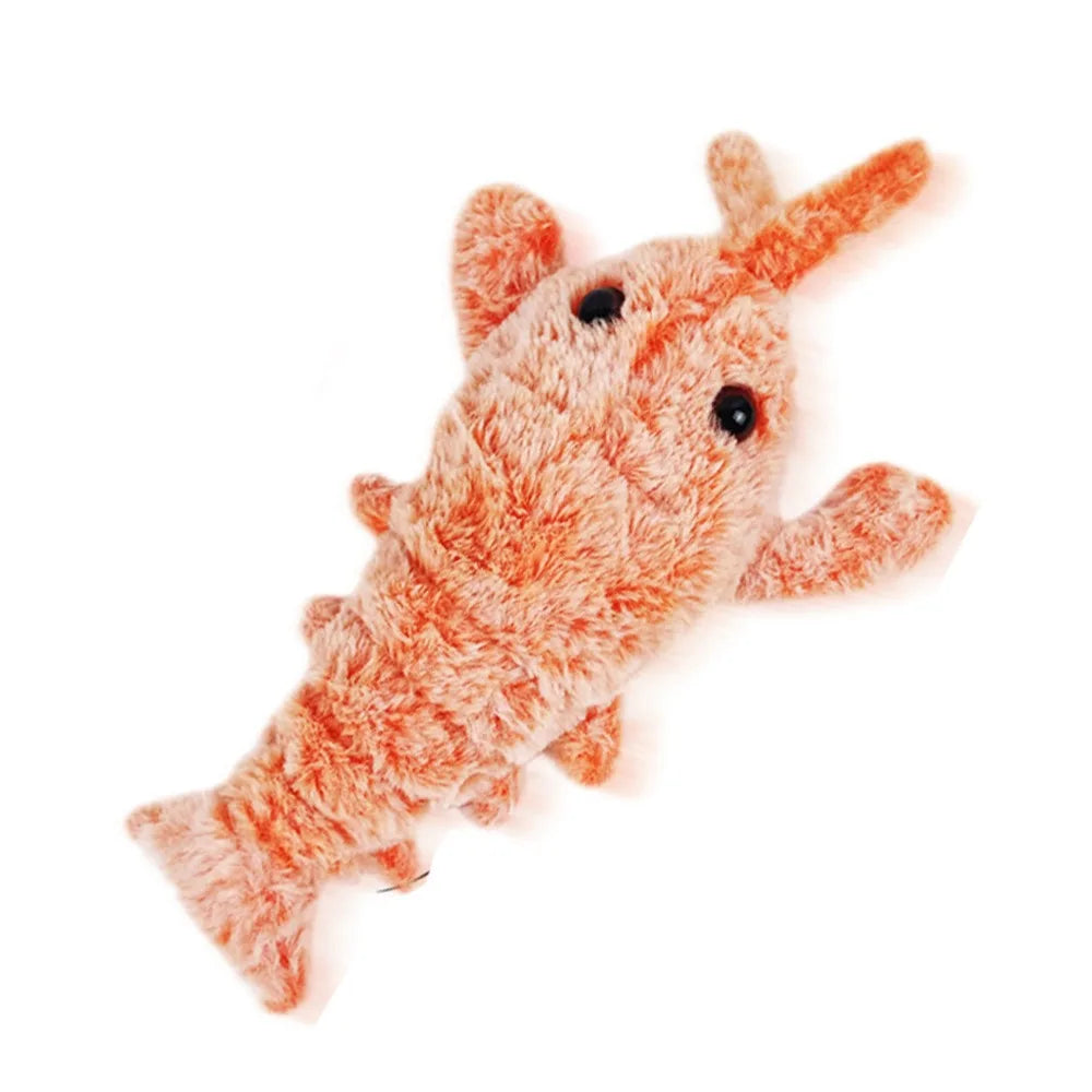 USB Charging Lobster Cats Toy Dancing Moving Washable Plush Electric Pet Toys Squeaky Automatic Dogs Interactive Toys Outdoor