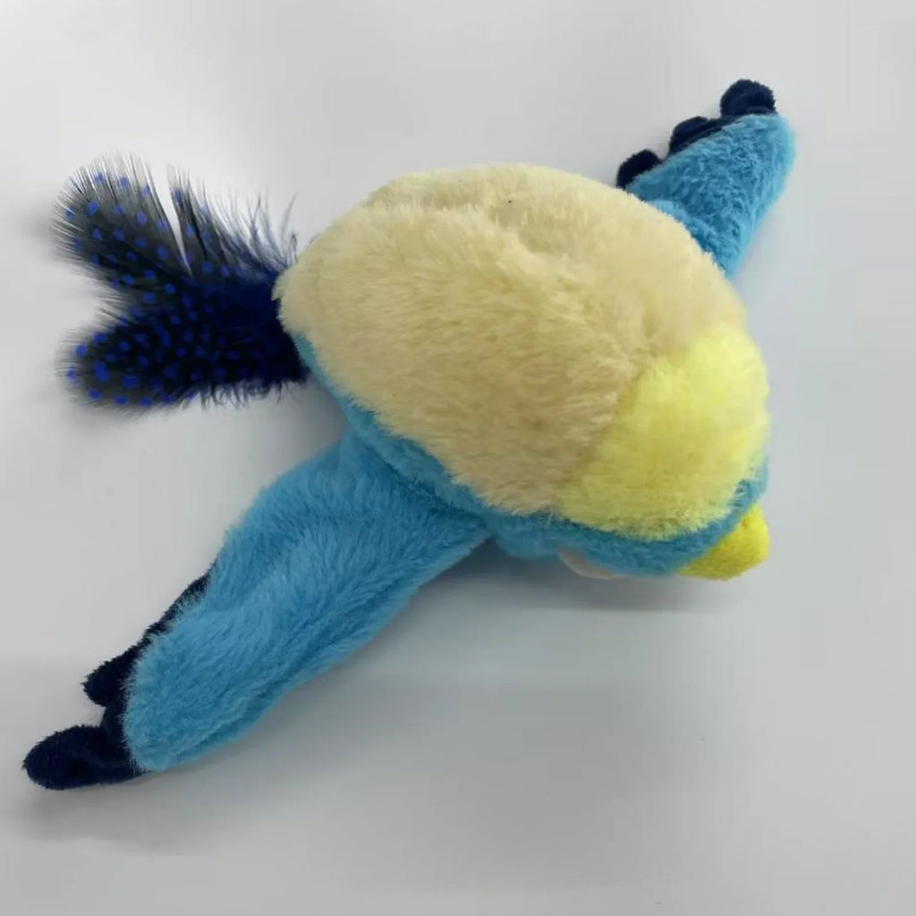 Cat Toys, Flapping Wings Penguin Toys, Vivid Chirping, Simulation Bird Interactive Cat Toy for Kitten Kitty Exercise, Plush Toys